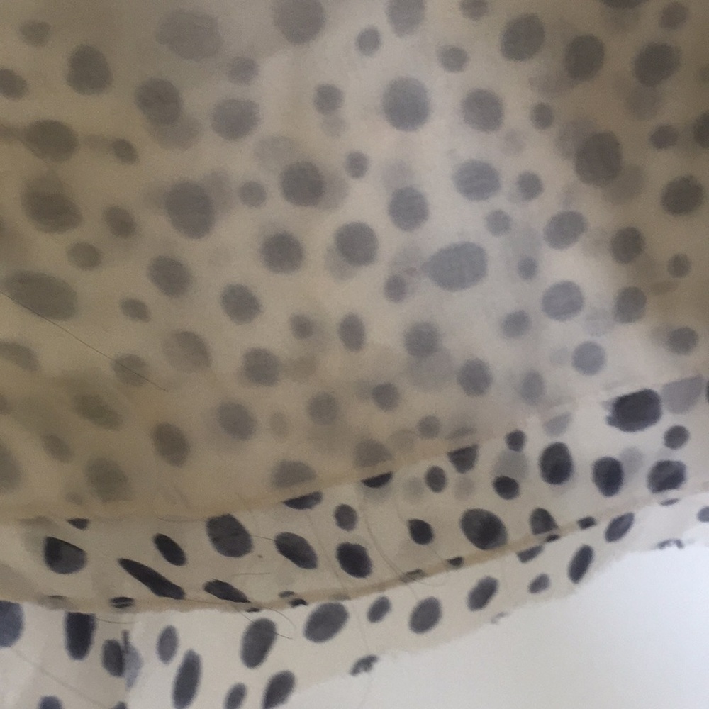 3 for $10 Ruffled polka dot Loft top - Picture 7 of 9